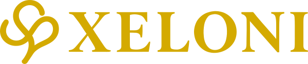 Xeloni LLC gold logo Horizontal